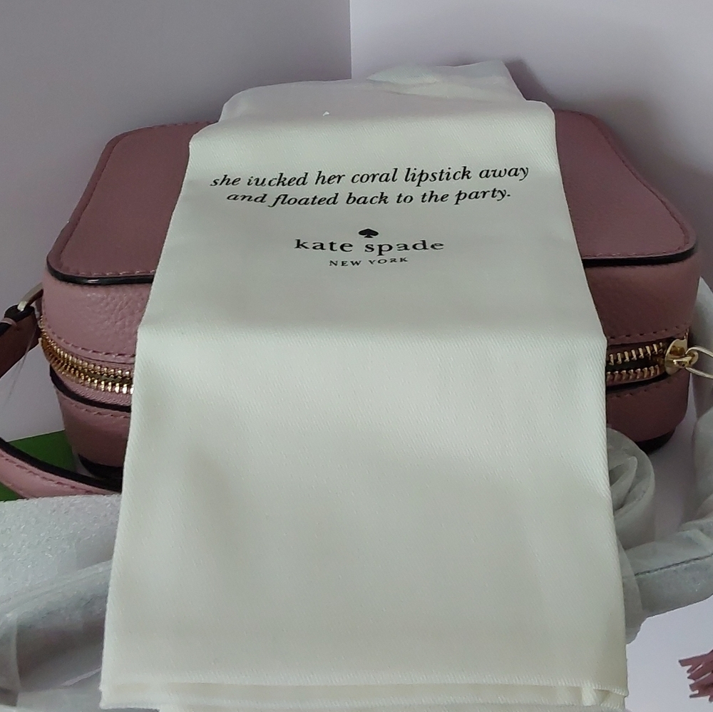 Kate Spade Blush Pink Camera Crossbody Bag With Gold Hardware - Picture 7 of 7